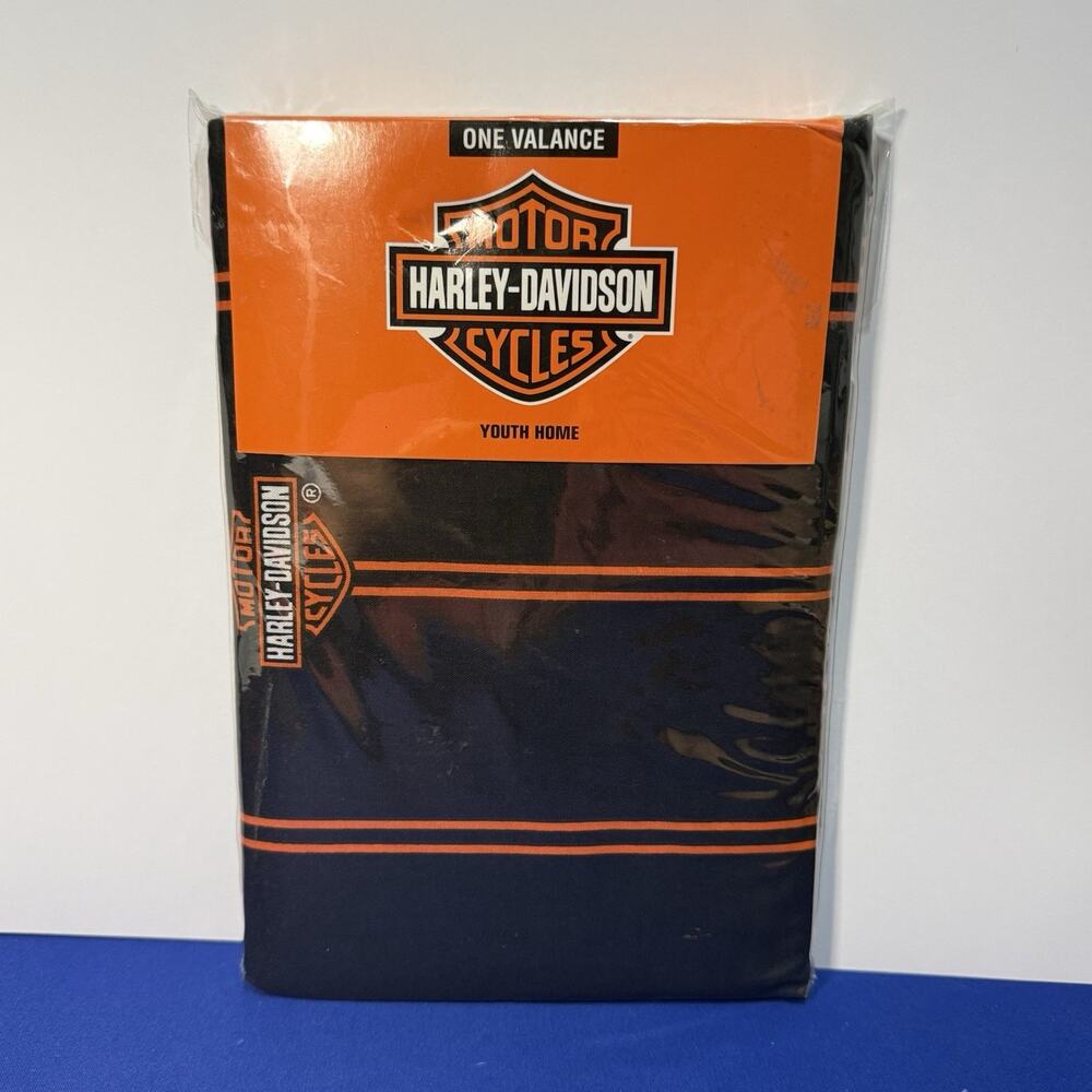 Rare VTG 2008 Harley-Davidson Flame Rider Fireball Series Valance 84”x15” New